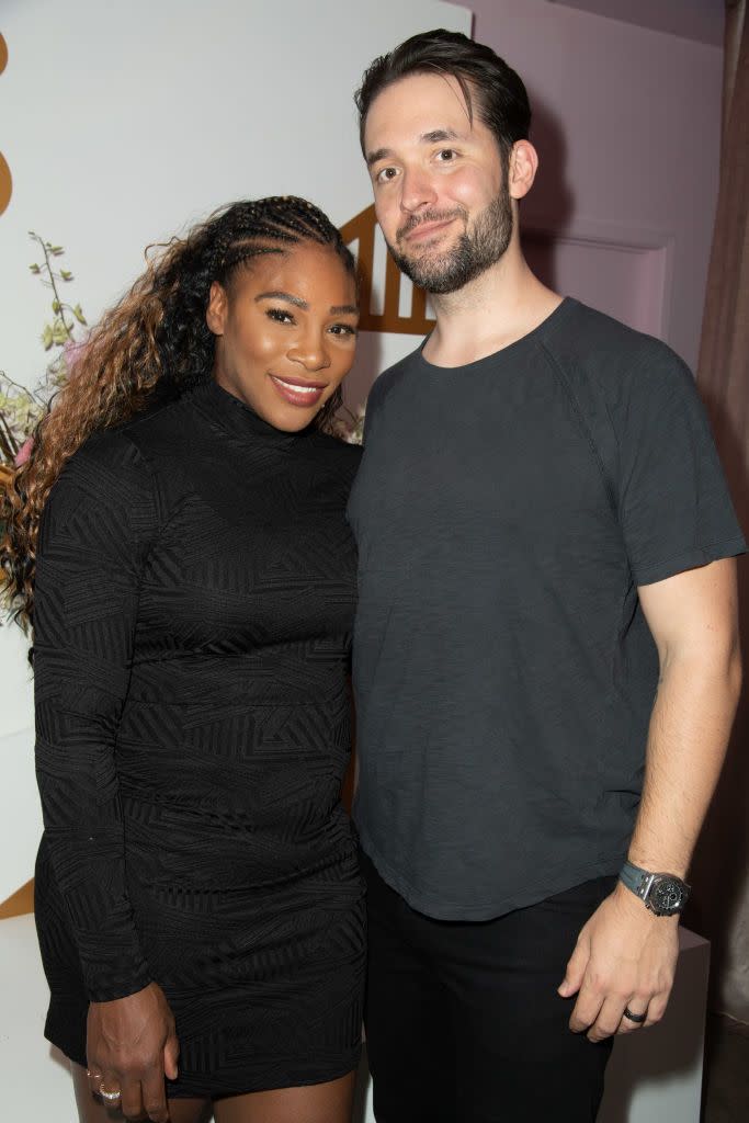 Serena Williams and Alexis Ohanian had a meet-cute in Rome.