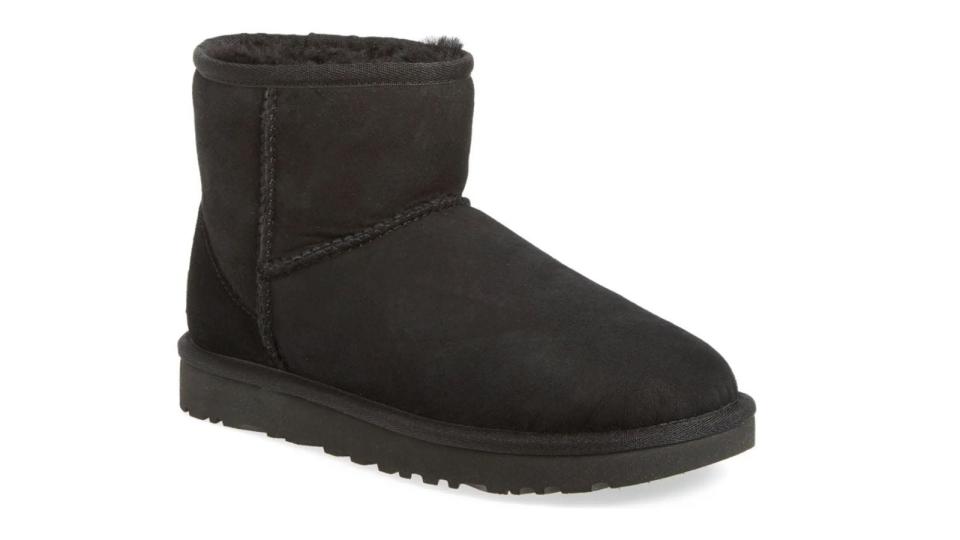 These short booties are so cute and cozy.