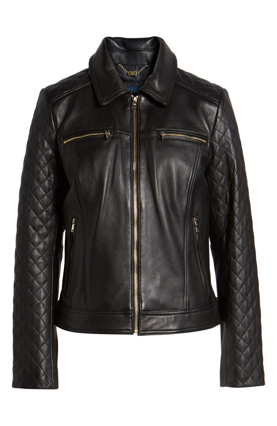 Quilted Lambskin Leather Jacket