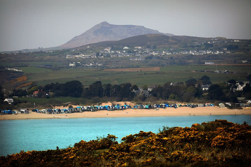 General view of Abersoch beach