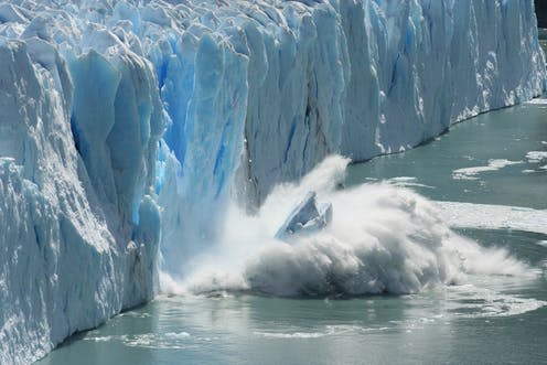 <span class="caption">No matter what we do, things will get worse.</span> <span class="attribution"><a class="link " href="https://www.shutterstock.com/image-photo/climate-change-antarctic-melting-glacier-global-324590741" rel="nofollow noopener" target="_blank" data-ylk="slk:Bernhard Staehli;elm:context_link;itc:0;sec:content-canvas">Bernhard Staehli</a></span>