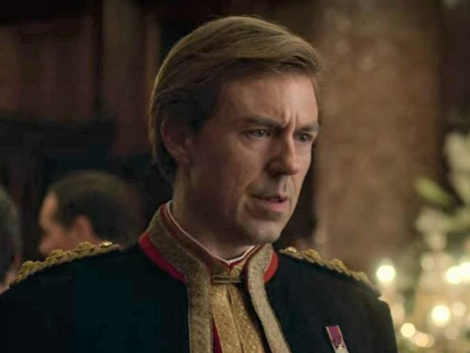 Buchan in ‘The Crown’ (Netflix)