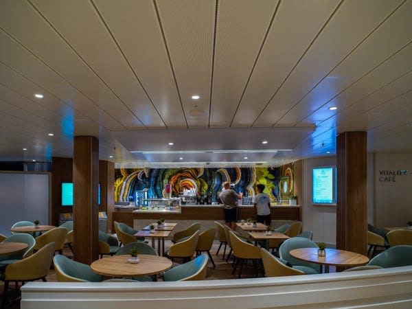 Das Vitality Cafe an Bord der Wonder of the Seas. - Copyright: Joey Hadden/Insider