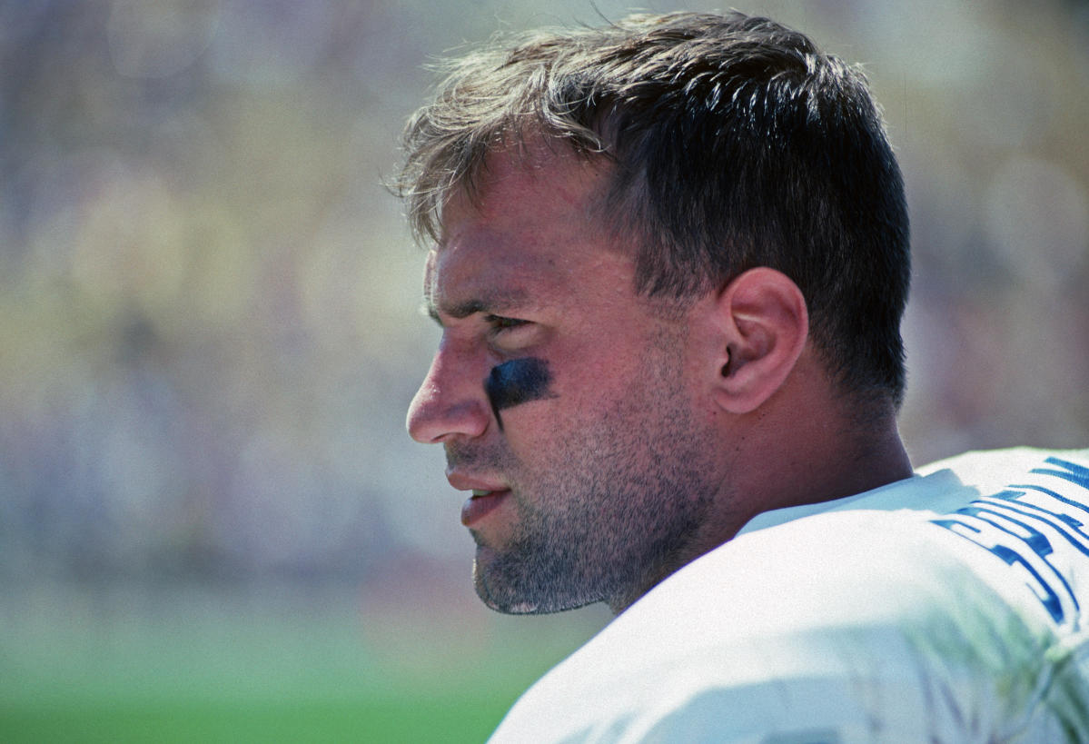 The Lions surprised Chris Spielman by having him read his own