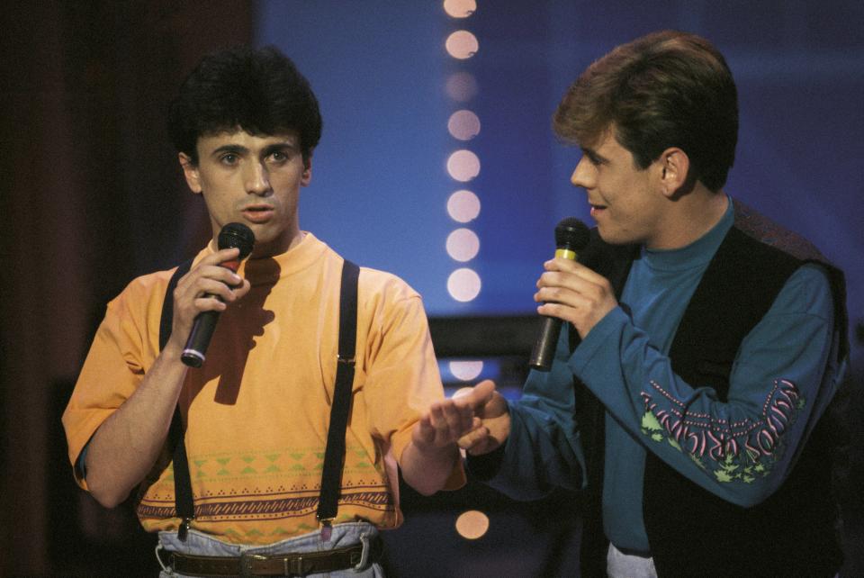 Cruz y Raya, humour duet In a performance  (Photo by Alvaro Rodriguez/Cover/Getty Images)