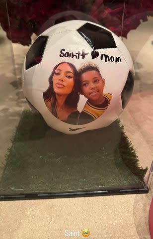 <p>Kim Kardashian/Instagram</p> Kim Kardashian's Mother's Day gift from her son Saint