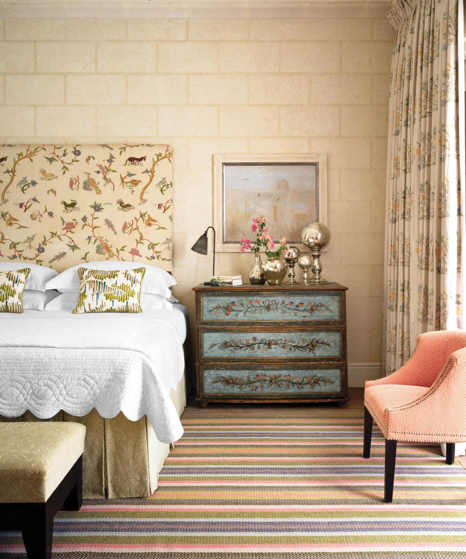 <p> For a romantic bedroom, curate your space with unique treasures, and one-off finds, and make it as extra special as your soul mate coupling. </p> <p> Waller says: &#x2018;Vintage and collectible accessories will also add eternal quirk and give a space which might otherwise be on-trend but lifeless, a real sense of depth, personality, and soul. They will highlight the minimalist backdrop in which they sit, accentuating your fashionable and meticulously thought-out scheme, whilst adding something original from which the conversation starts. I mean that metaphorically and literally, there always has to be a surprise in a room to create visual excitement as well as something new to talk about with guests.&#x2019; </p>