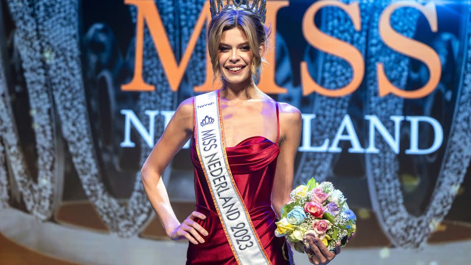 Contestant Rikkie Kolle is set to compete in the Miss Universe finale after became the first trans woman to win Miss Netherlands beauty pageant in July. - Evert Elzinga/ANP/AFP/Getty Images