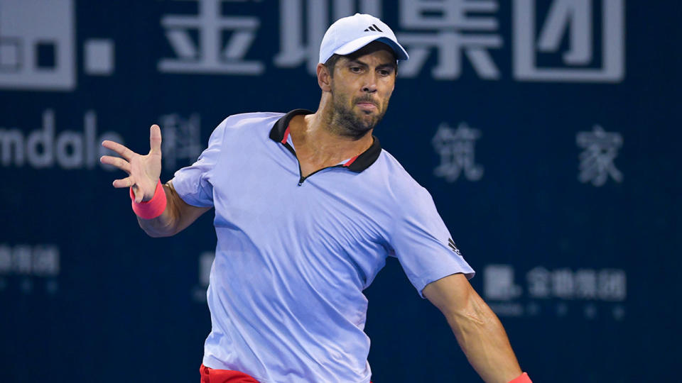 Fernando Verdasco lost the world number 171 Yoshihito Nishioka at the Shenzhen Open. Pic: Getty