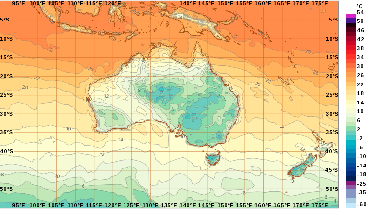 The east coast has been hit with cold weather again this week. Source: BoM