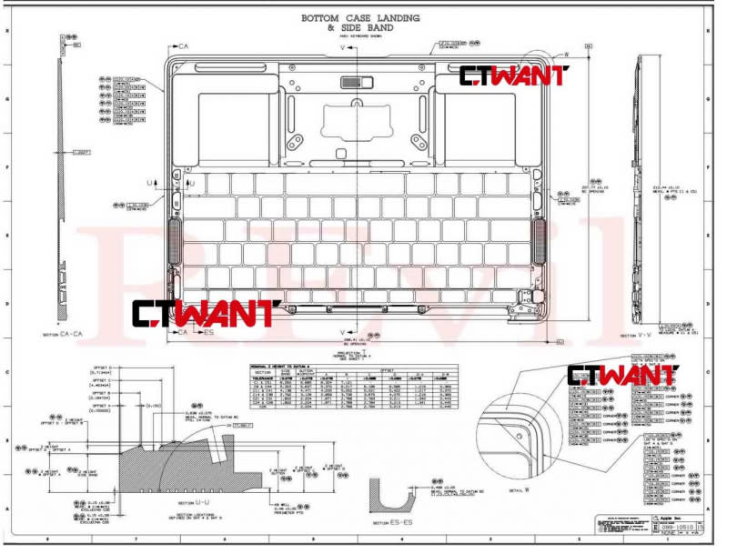 Macbook Air的設計圖遭駭客團體REvil公布在暗網中。（圖／記者柳名耕翻攝）