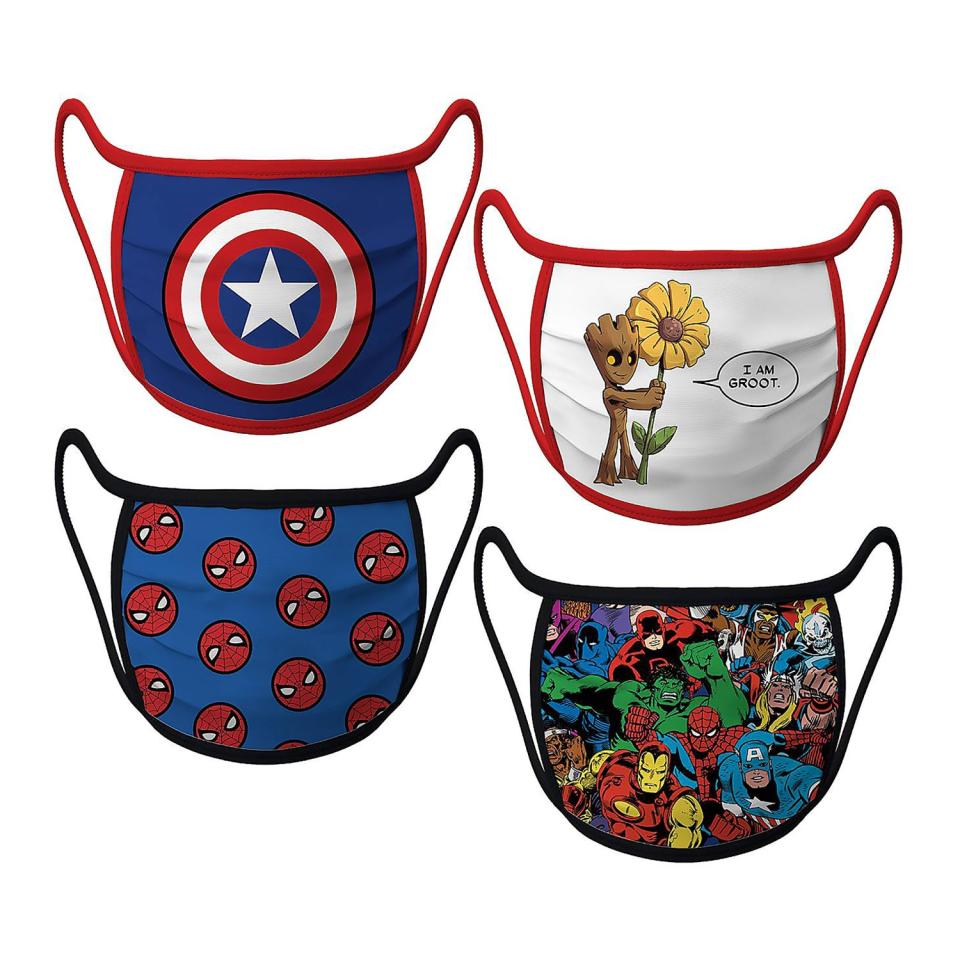 Disney's Marvel face masks.