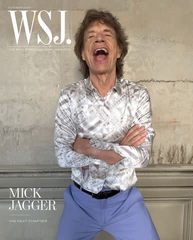 <p>JUERGEN TELLER for WSJ. Magazine</p> Mick Jagger on the October 2023 cover of <em>WSJ Magazine</em>