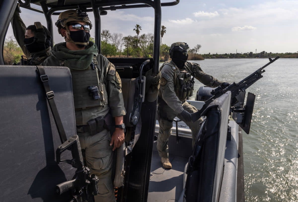 Operation Lone Star has seen as many as 10,000 Texas law enforcement agents deployed on the border at one time (Getty Images)