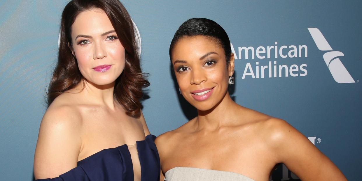 this is us' mandy moore and susan kelechi watson