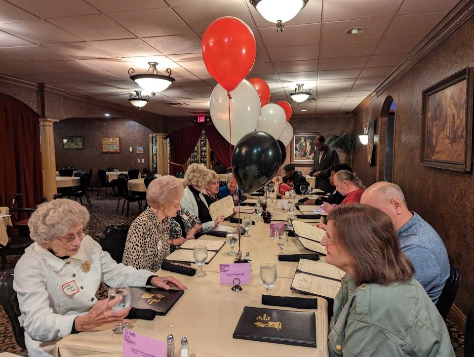 The McKinley High School graduating class of 1950 recently held their final reunion last week at the Desert Inn restaurant in Canton.