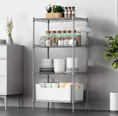 There’s a 44% saving on this 4-tier shelving unit