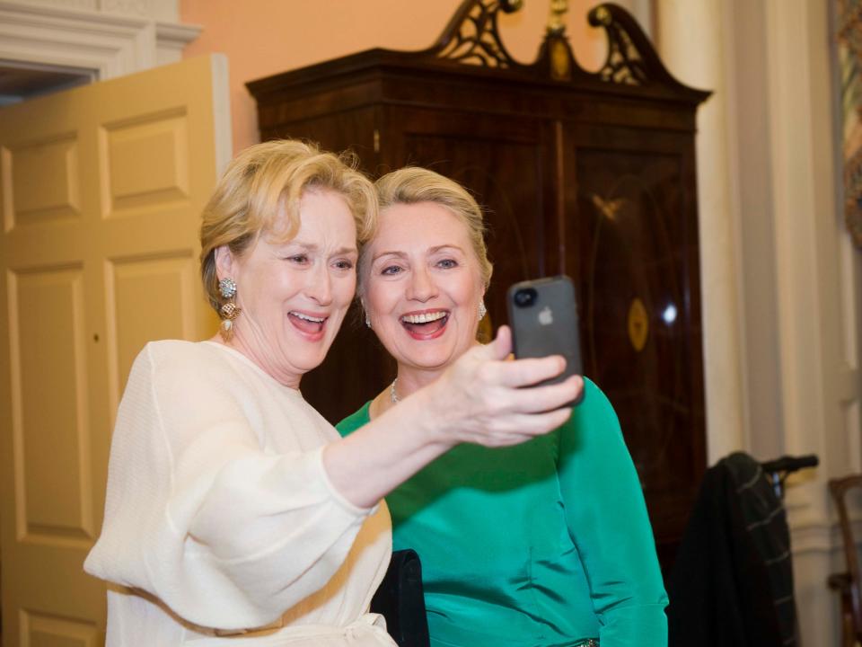 hillary clinton meryl streep