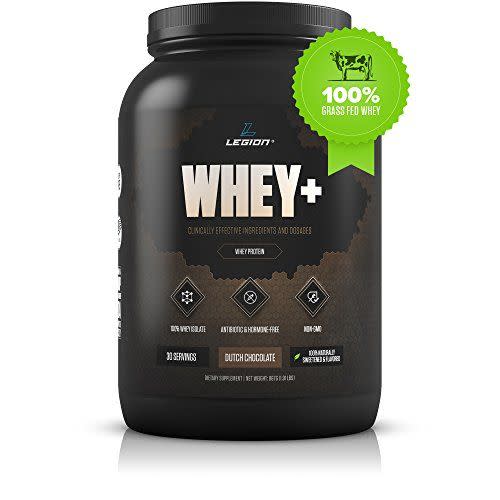 10) Legion Whey+ Chocolate Whey Isolate Protein Powder