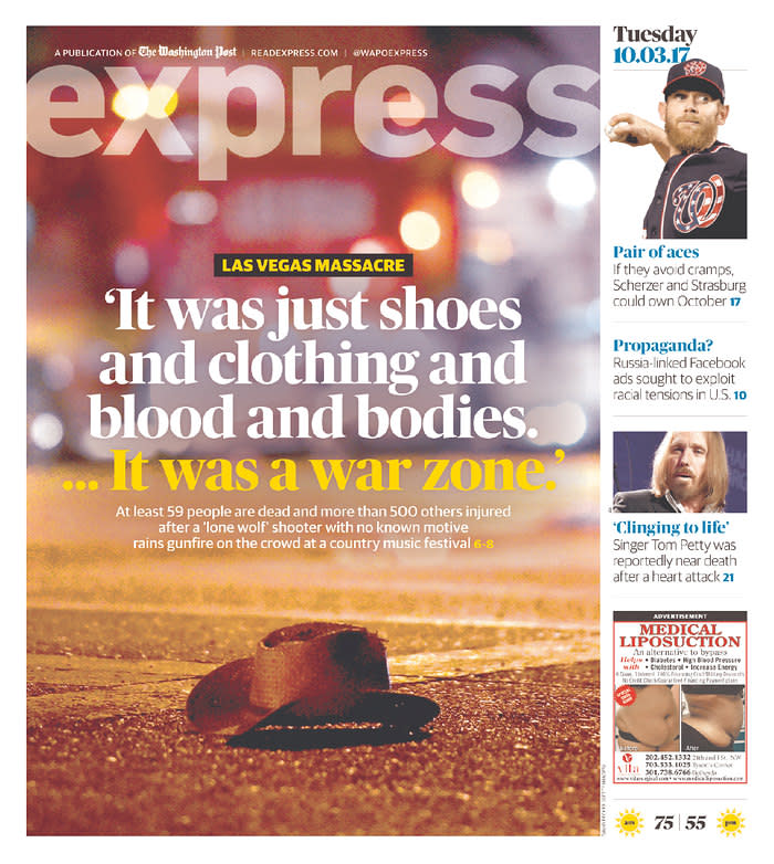 <p>“Express,” published in Washington, D.C. (newseum.org) </p>