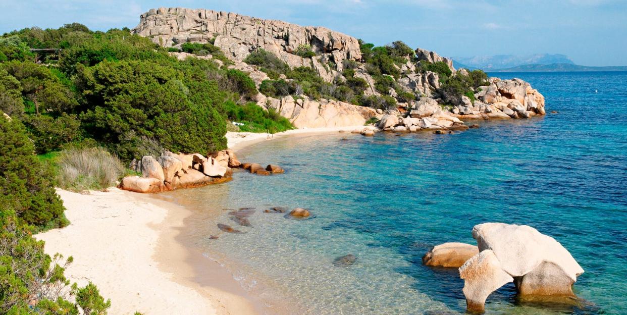 beach in sardinia italy