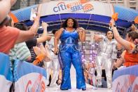 <p>Lizzo performs during the Citi Concert Series as part of NBC's Today show in New York City on July 15.</p>