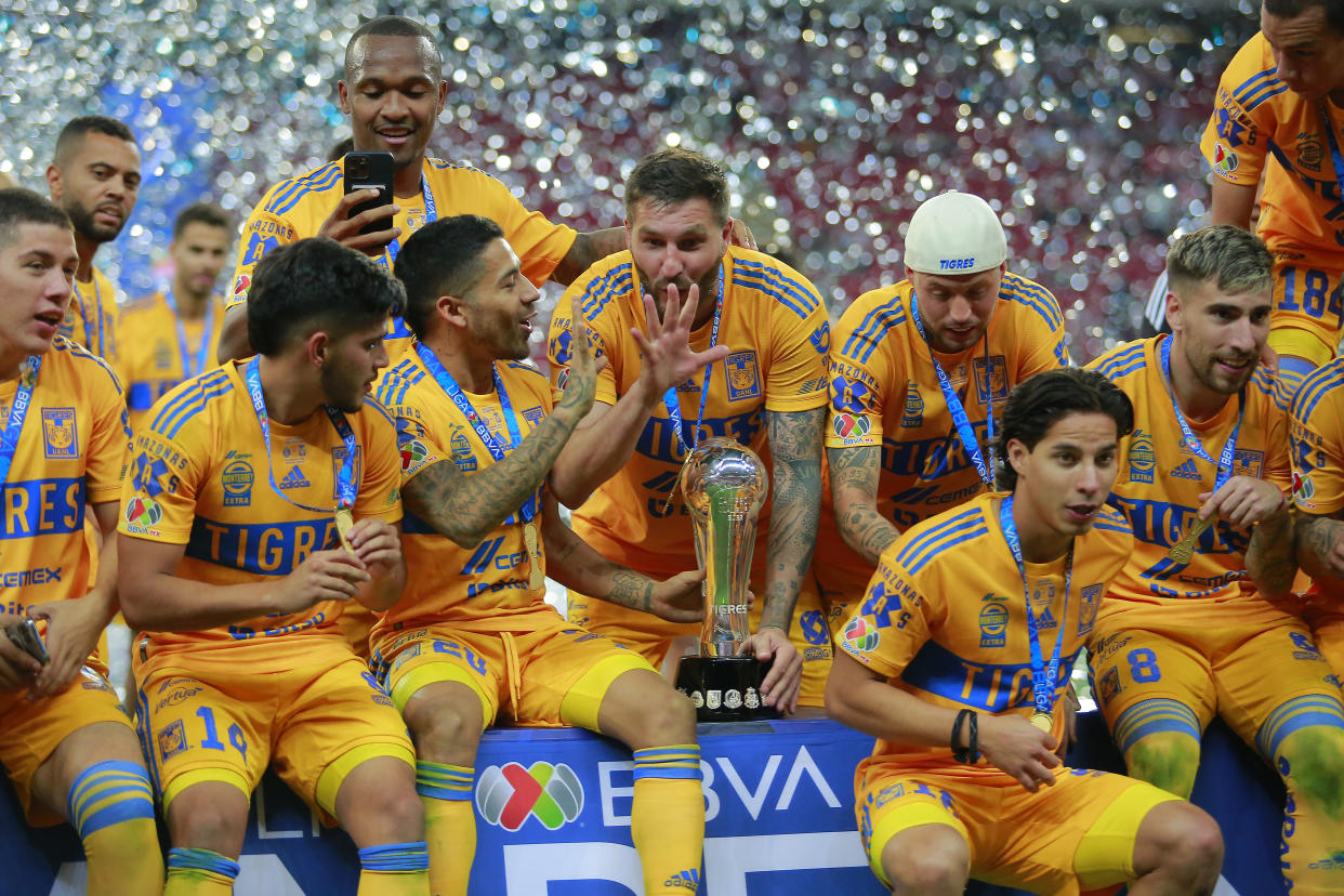 Tigres ganó su octavo título de Liga MX tras vencer a Chivas en el Estadio Akron. (César Gómez/Jam Media/Getty Images)