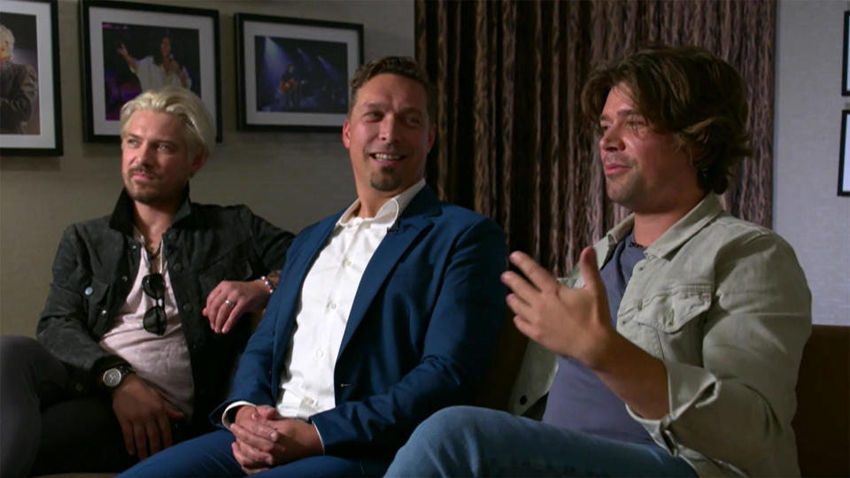 The Hanson brothers: Taylor, Isaac and Zac. / Credit: CBS News