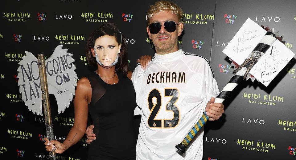 Mel B and Gary Madatyan at Heidi Klum’s Halloween party at Lavo in NYC on Oct. 31. (Photo: Taylor Hill/FilmMagic)