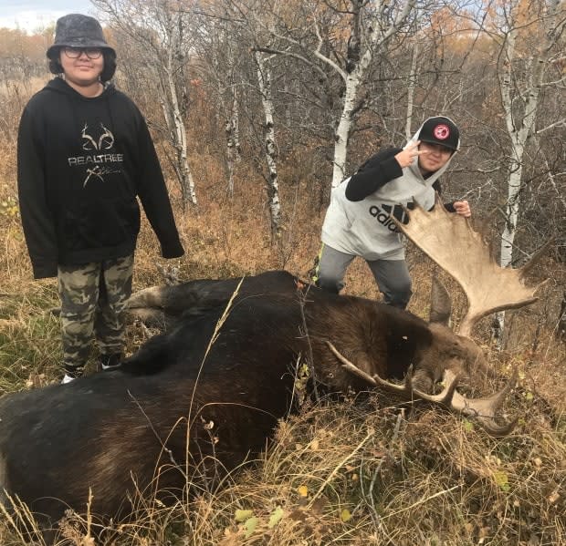 Iron was with his children Cecilia, 9, and Hunter, 11, when they were stopped by the conservation officer last December. 