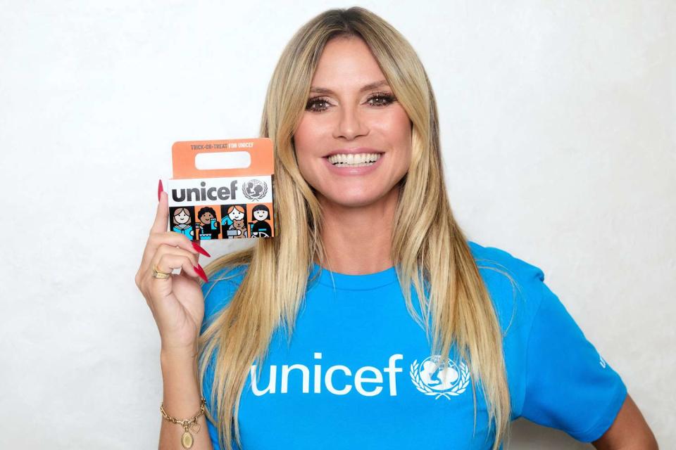 <p>Max Montgomery</p> Heidi Klum for UNICEF