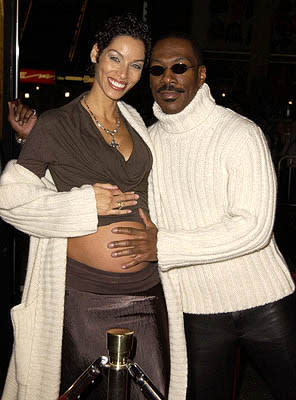 Eddie Murphy and wife at the Hollywood premiere of Ali