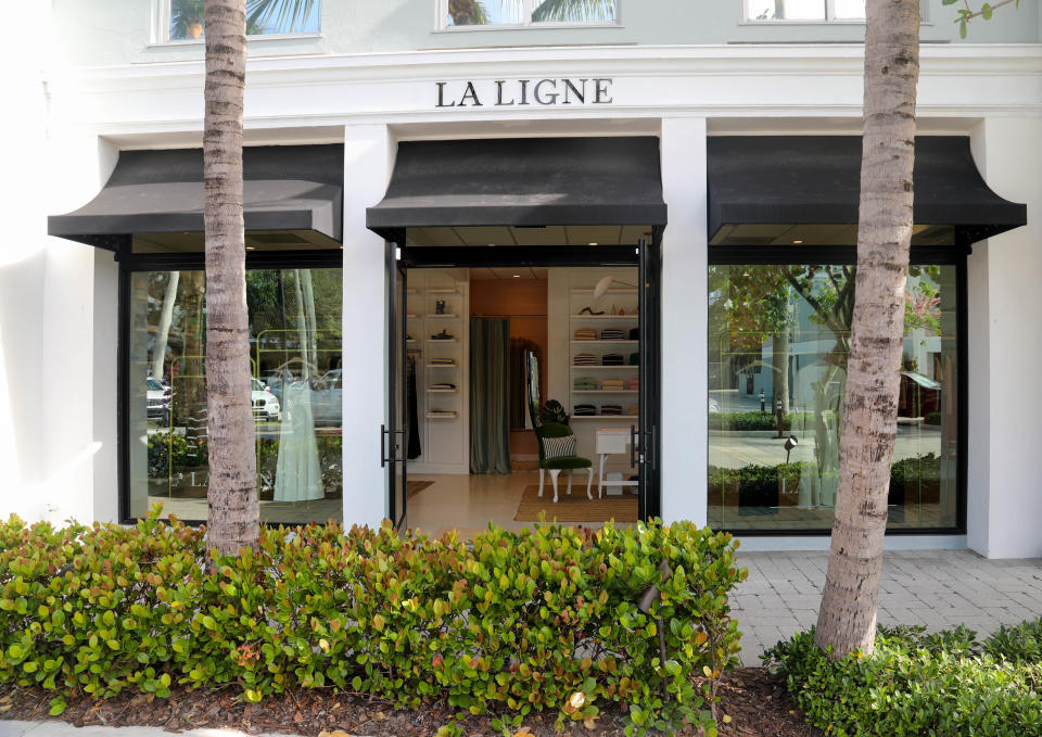 La Ligne launched its Palm Beach store in March at The Royal Poinciana Plaza.