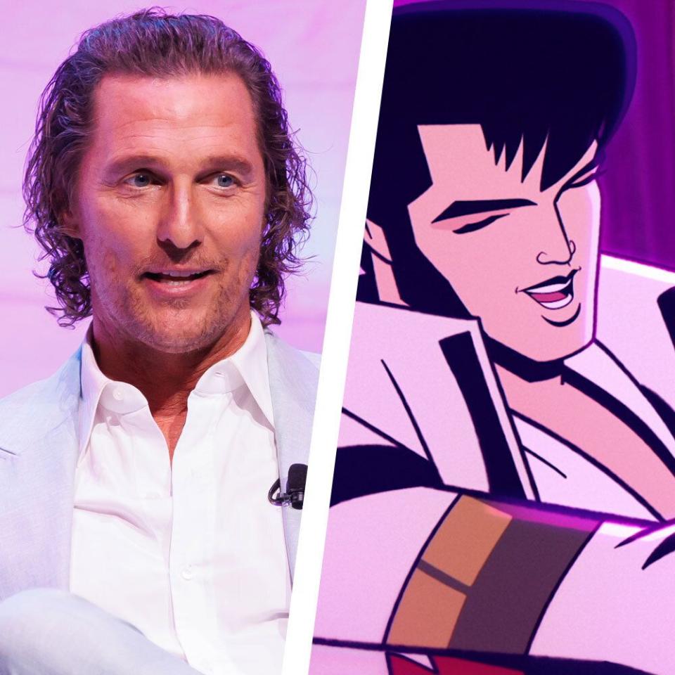 1) Elvis Presley - Matthew McConaughey