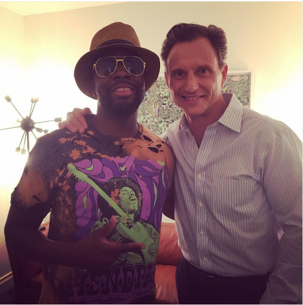 Wyclef Jean and Tony Goldwyn