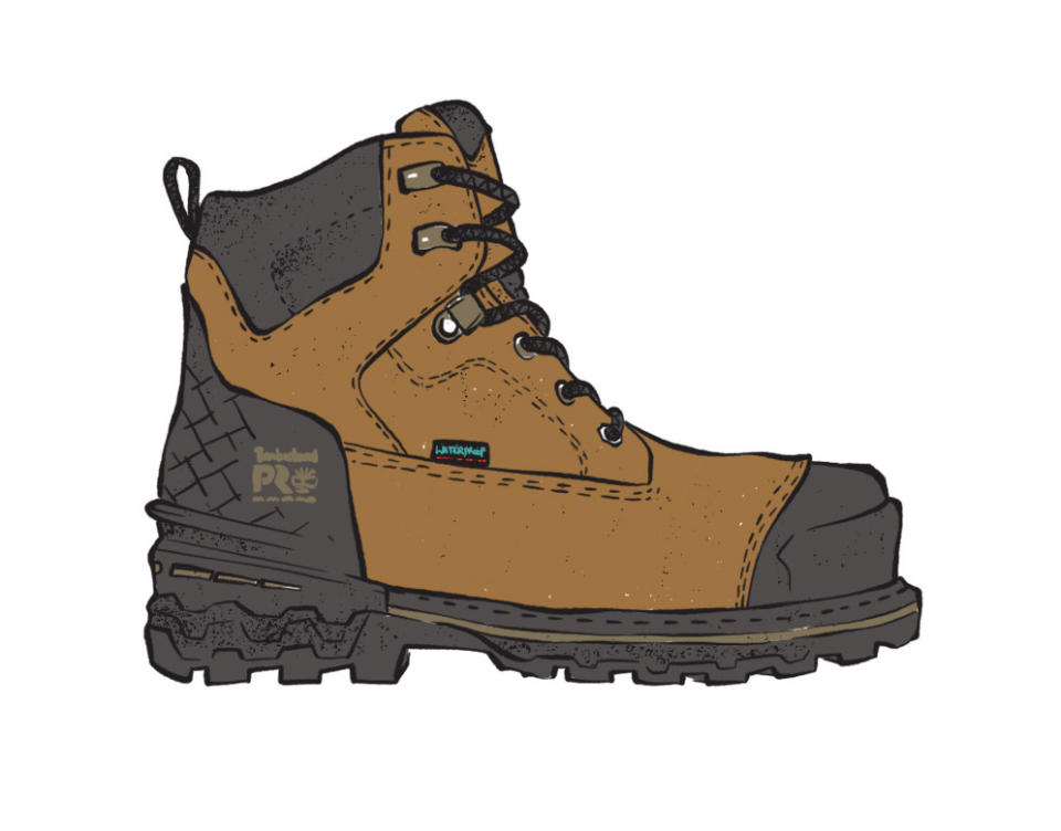The Boondock Composite Toe Waterproof Work Boot; (illustration/Ry Foat)