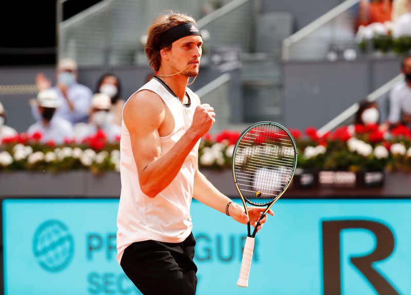 Tennis-Zverev puts on book Berrettini clash final