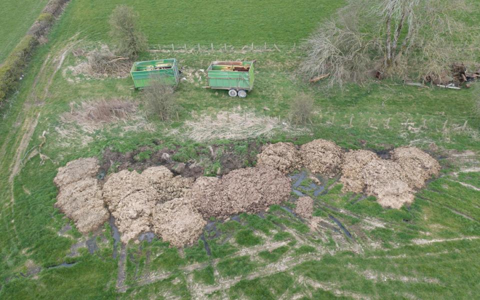 Farm waste near Llandrindod Well