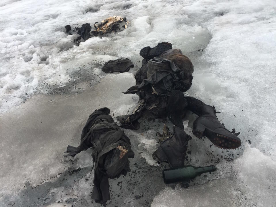 Swiss glacier bodies remains