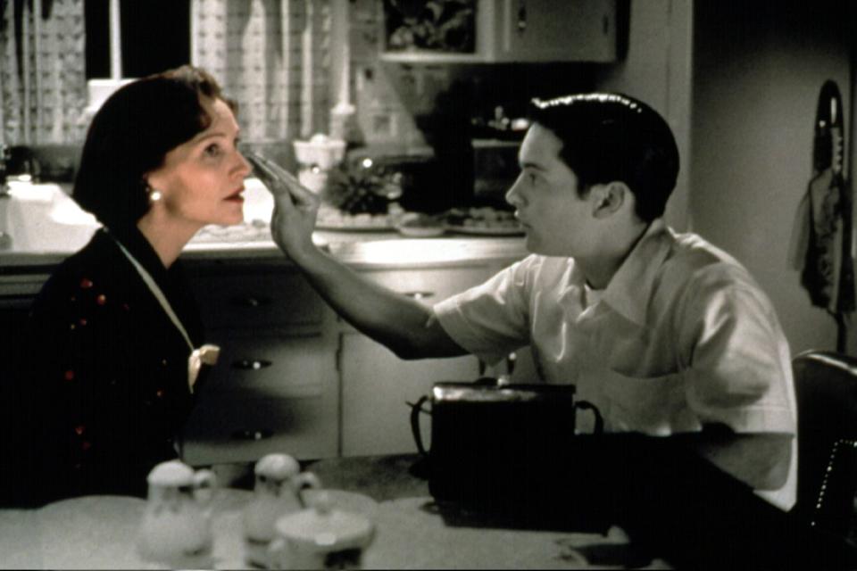 <p>Courtesy Everett Collection</p> Joan Allen and Tobey Maguire in 