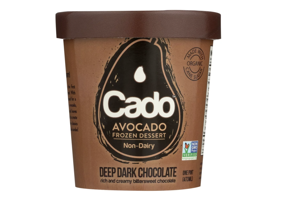 <p><a href="https://go.redirectingat.com?id=74968X1596630&url=https%3A%2F%2Fwww.target.com%2Fp%2Fcado-non-dairy-avocado-frozen-dessert-deep-dark-chocolate-1pt%2F-%2FA-53848079&sref=https%3A%2F%2Fwww.delish.com%2Ffood%2Fg19841372%2Fbest-healthy-ice-cream%2F" rel="nofollow noopener" target="_blank" data-ylk="slk:Shop Now;elm:context_link;itc:0;sec:content-canvas" class="link ">Shop Now</a></p><p>Cado Avocado Frozen Dessert</p><p>$6.49</p><p>Target</p>