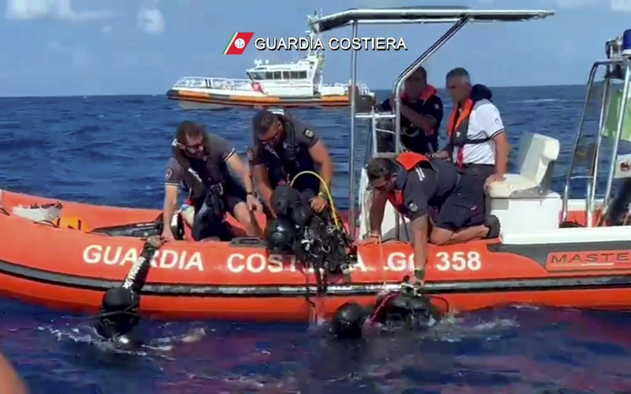 Search for the survivors of sunken superyacht continues