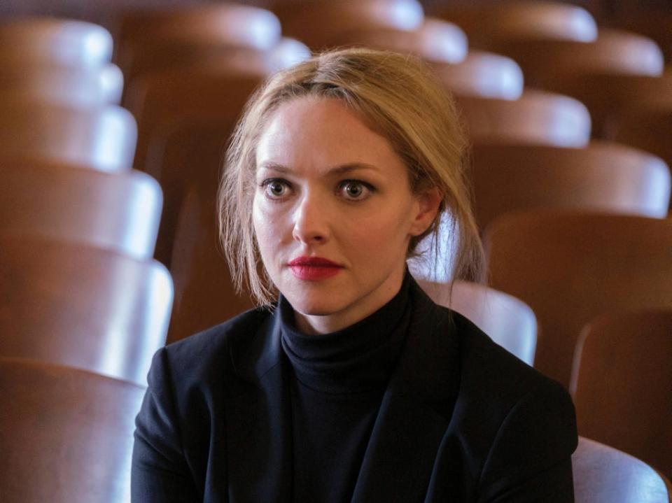 Amanda Seyfriend in ‘The Dropout' (Beth Dubber/Hulu via AP)