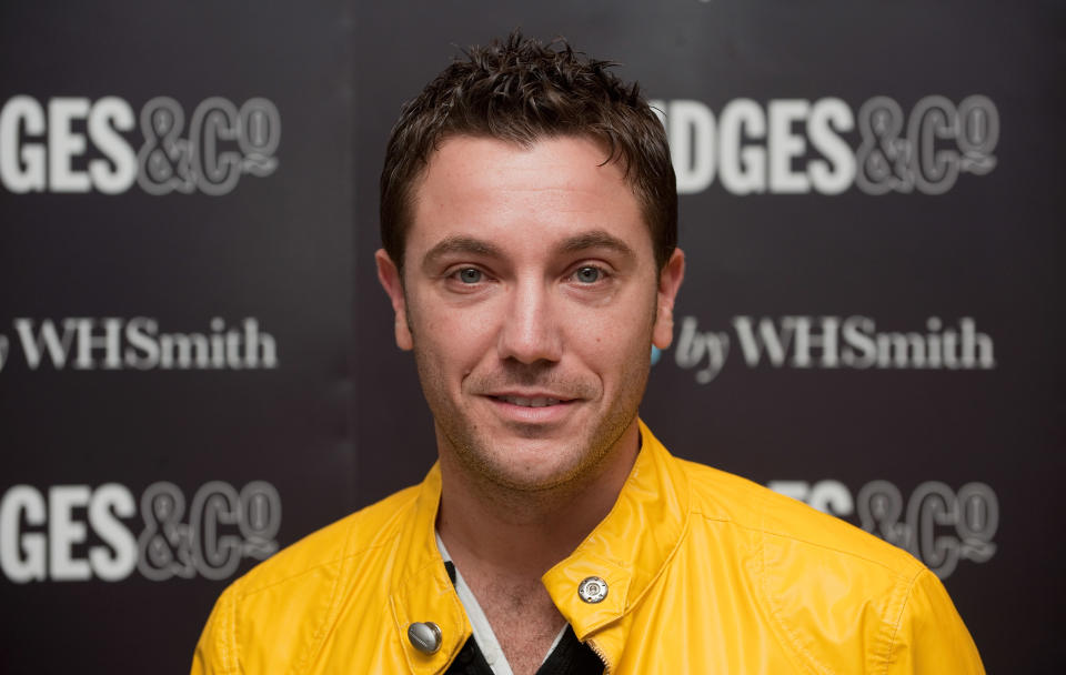 LONDON, ENGLAND - FEBRUARY 04:  Italian Chef Gino D'Acampo signs copies of his new book 'The Italian Diet' at Selfridges on February 4, 2010 in London, England.  (Photo by Marco Secchi/Getty Images)