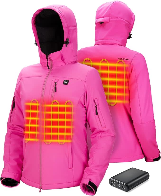 hot pink heated jacket