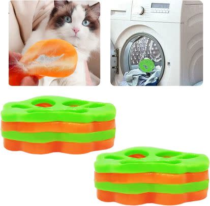 These pet hair removing laundry tools
