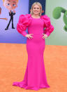 <p>The singer wore a fuchsia pink Christian Siriano gown at the ‘UglyDolls’ film premiere at Regal Cinemas in Los Angeles.<em> [Photo: Getty]</em> </p>