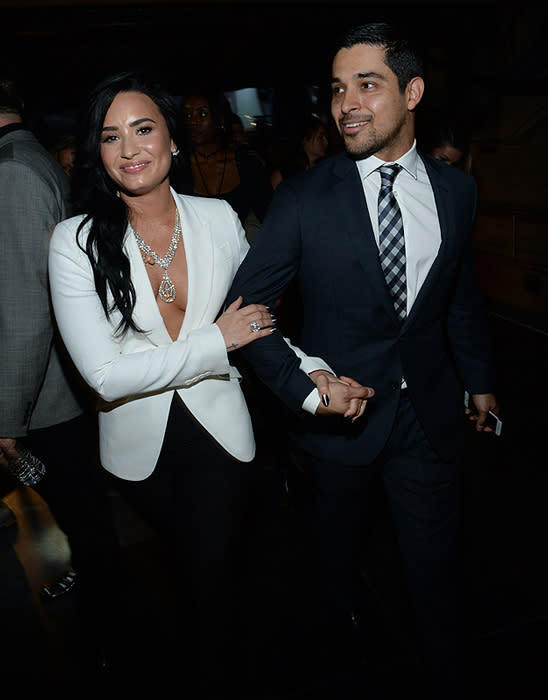 demi lovato y wilmer valderrama