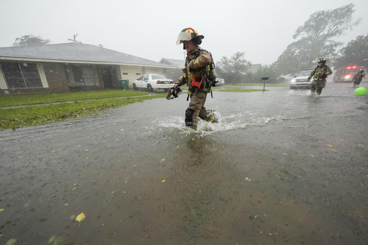 Francine is downgraded to tropical storm after making landfall in Louisiana