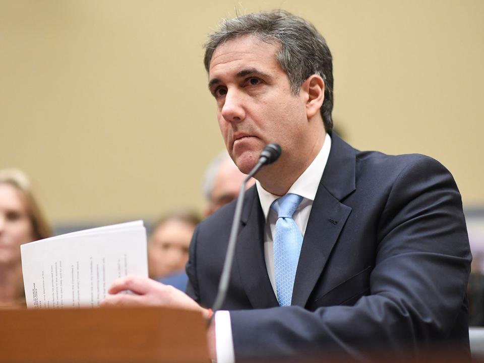 michael cohen congress testimony